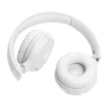 Bluetooth on-ear слушалки с микрофон, сгъваеми - JBL (Tune 520) - бели
