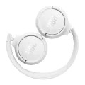 Bluetooth on-ear слушалки с микрофон, сгъваеми - JBL (Tune 520) - бели