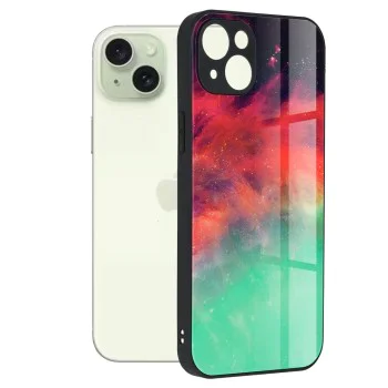 Калъф за iPhone 15 Plus - Glaze Series - Fiery Ocean