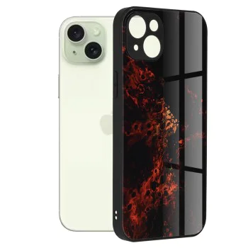 Калъф за iPhone 15 Plus - Glaze Series - Red Nebula