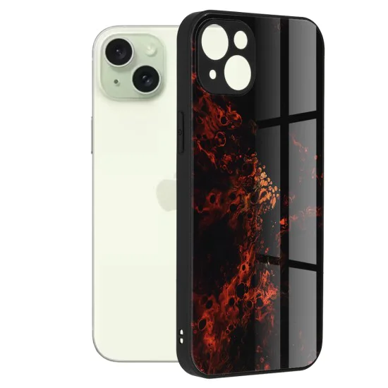 Калъф за iPhone 15 Plus - Glaze Series - Red Nebula