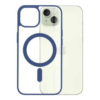 Калъф за iPhone 15 Plus - MagSafe Pro - син