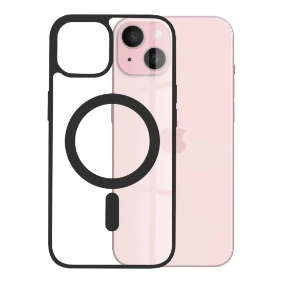 Калъф за iPhone 15 - MagSafe Pro - черен