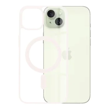 Калъф за iPhone 15 Plus - MagSafe Pro - Nude Pink