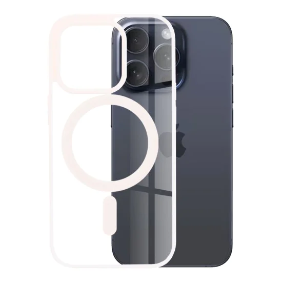 Калъф за iPhone 15 Pro - MagSafe Pro - Nude Pink