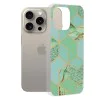 Калъф за iPhone 15 Pro Max - Marble Series - Green Hex