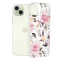 Калъф за iPhone 15 Plus - Marble Series - Chloe White