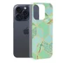Калъф за iPhone 15 Pro - Серия Marble - Green Hex