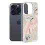 Калъф за iPhone 15 Pro - серия Marble - Pink Hex
