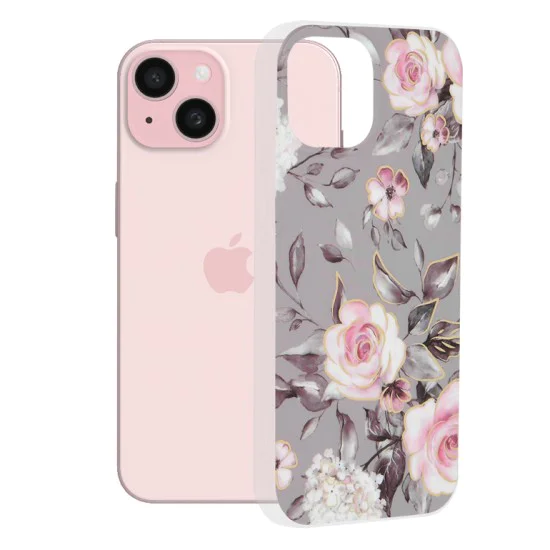 Калъф за iPhone 15 - серия Marble - Bloom of Ruth Gray