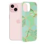 Калъф за iPhone 15 - серия Marble - Green Hex