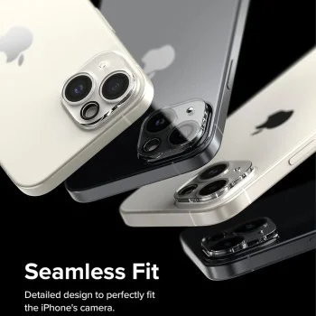 Протектор за камера за iPhone 15 / iPhone 15 Plus (комплект 2) - Ringke Camera Protector Glass - Прозрачен