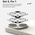 Протектор за камера за iPhone 15 / iPhone 15 Plus (комплект 2) - Ringke Camera Protector Glass - Прозрачен