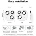 Протектор за камера за iPhone 15 / iPhone 15 Plus (комплект 2) - Ringke Camera Protector Glass - Прозрачен