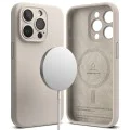 Калъф за iPhone 15 Pro Max - Ringke - Силиконов магнитен MagSafe - Каменен