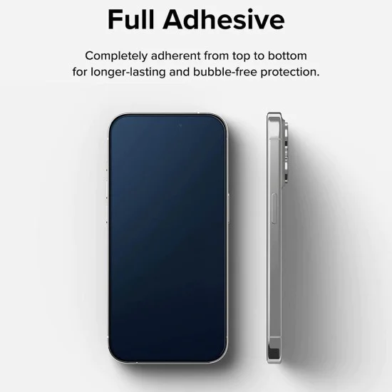 Протектор за iPhone 15 Pro - Ringke Tempered Glass - черен