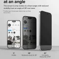 Калъф за iPhone 15 Pro Max - Ringke Tempered Glass - Privacy