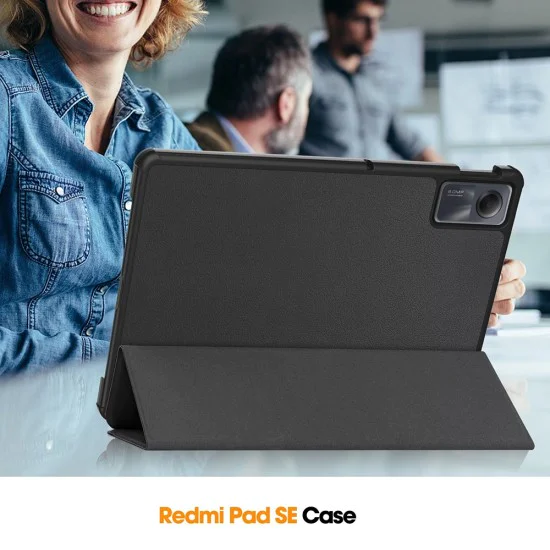 Калъф за Xiaomi Redmi Pad SE 11 - FoldPro - Черен