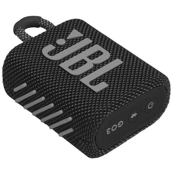 Безжичен високоговорител с BT 5.1, IP67 - JBL (GO3) - черен