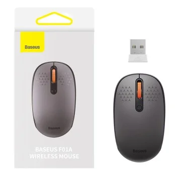 Мишка Fara Fir BT 5.0 - Baseus F01A (B01055502833-00) - матирано сиво