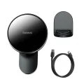 Автомобилно зарядно за табло/вентилационна решетка, 15W - Baseus Big Energy (WXJN-01) - черно
