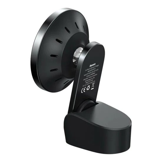 Автомобилно зарядно за табло/вентилационна решетка, 15W - Baseus Big Energy (WXJN-01) - черно