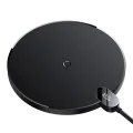 Безжично зарядно устройство, 15 W - Baseus (CCED000001) - черно