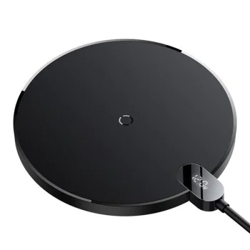 Безжично зарядно устройство, 15 W - Baseus (CCED000001) - черно