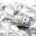 USB към Type-C кабел, супер бързо зареждане, 66W, 6A, 25 см - Baseus Cafule Series Metal (CAKF000001) - черен