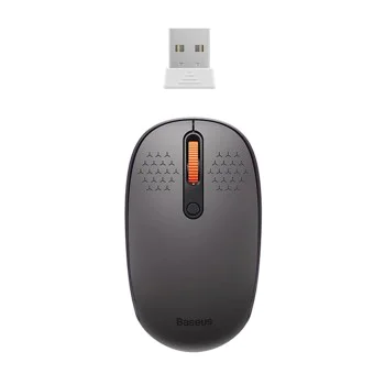 Мишка Fara Fir BT5.0 BT5.0, 2.4G, 1600 DPI - Baseus F01B (B01055503833-00) - матирано сиво