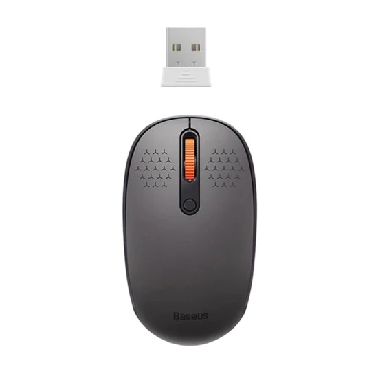 Мишка Fara Fir BT5.0 BT5.0, 2.4G, 1600 DPI - Baseus F01B (B01055503833-00) - матирано сиво