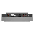 USB-C към HDMI хъб, Type-C, 3x USB, RJ45, за Tesla Model 3 / Y - Baseus (B00051300111-00) - Черен