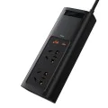 USB инвертор за кола, Type-C, CN/EU, 220V, 150W - Baseus (CRNBQ-A01) - Черен
