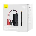 USB инвертор за кола, Type-C, CN/EU, 150W/12V, 500W/220V + 12V скоби и кабел - Baseus (CGNB000101) - черен