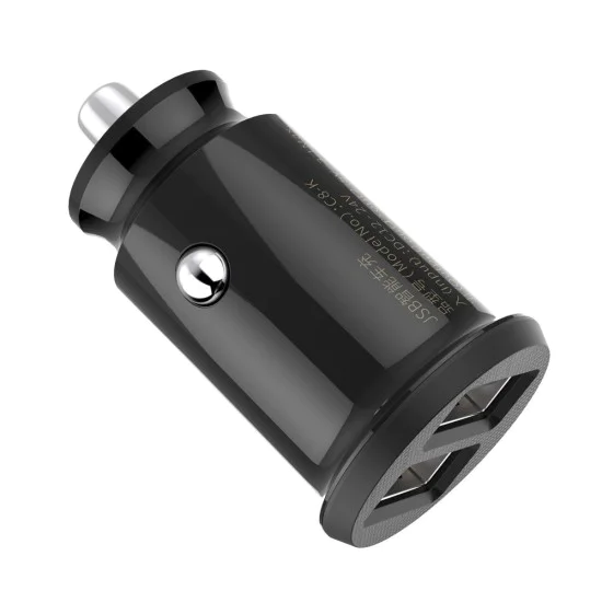 USB зарядно за кола, 5V, 3.1A - Baseus Grain (CCALL-ML01) - черно