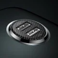 Зарядно за кола 2x USB, 4.8A - Baseus (CCALLP-01) - Черно