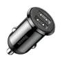 Зарядно за кола 2x USB, 4.8A - Baseus (CCALLP-01) - Черно
