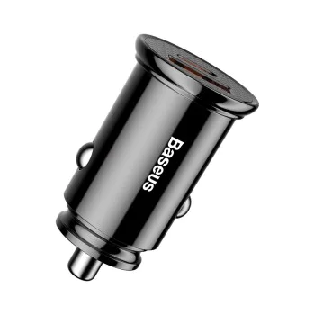Зарядно за кола 30W, 5V - Baseus Circular (CCALL-YS01) - черно