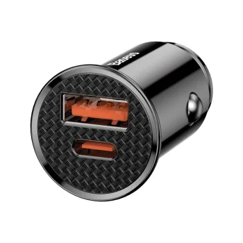 Зарядно за кола 30W, 5V - Baseus Circular (CCALL-YS01) - черно