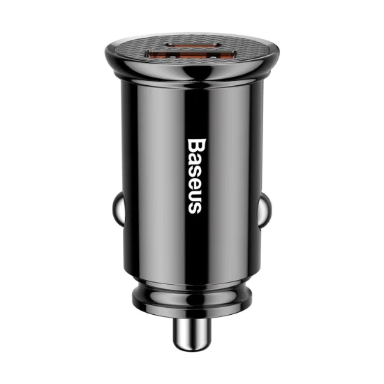Зарядно за кола 30W, 5V - Baseus Circular (CCALL-YS01) - черно