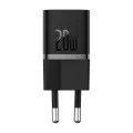 Char Charge Type-C, Fast Charging, GaN, 20W - Baseus (CCGN050101) - Черно