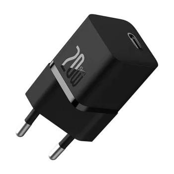 Char Charge Type-C, Fast Charging, GaN, 20W - Baseus (CCGN050101) - Черно