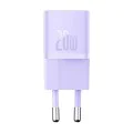 Char Charge Type-C, Fast Charging, GaN, 20W - Baseus (CCGN050105) - Purple