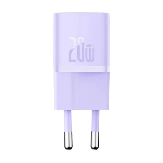 Char Charge Type-C, Fast Charging, GaN, 20W - Baseus (CCGN050105) - Purple
