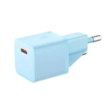 Зарядно устройство Type-C, бързо зареждане, GaN, 20W - Baseus (CCGN050103) - синьо