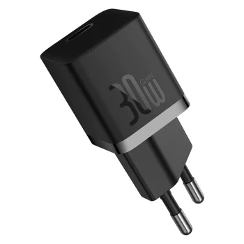 Char Charge Type-C, Fast Charging, GaN, 30W - Baseus (CCGN070401) - Черно