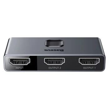 3x HDMI адаптер, 4K@30Hz - Baseus Matrix HDMI Switcher (CAHUB-BC0G) - Space Gray