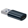 USB 3.1 мъжки към женски адаптер тип C - серия Baseus Ingenuity (ZJJJQ000103) - син