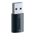 USB 3.1 мъжки към женски адаптер тип C - серия Baseus Ingenuity (ZJJJQ000103) - син