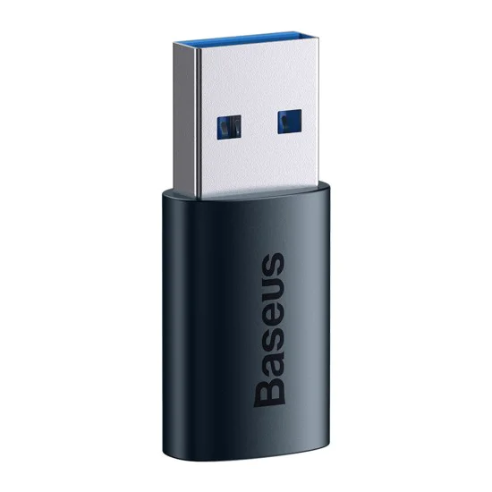 USB 3.1 мъжки към женски адаптер тип C - серия Baseus Ingenuity (ZJJJQ000103) - син